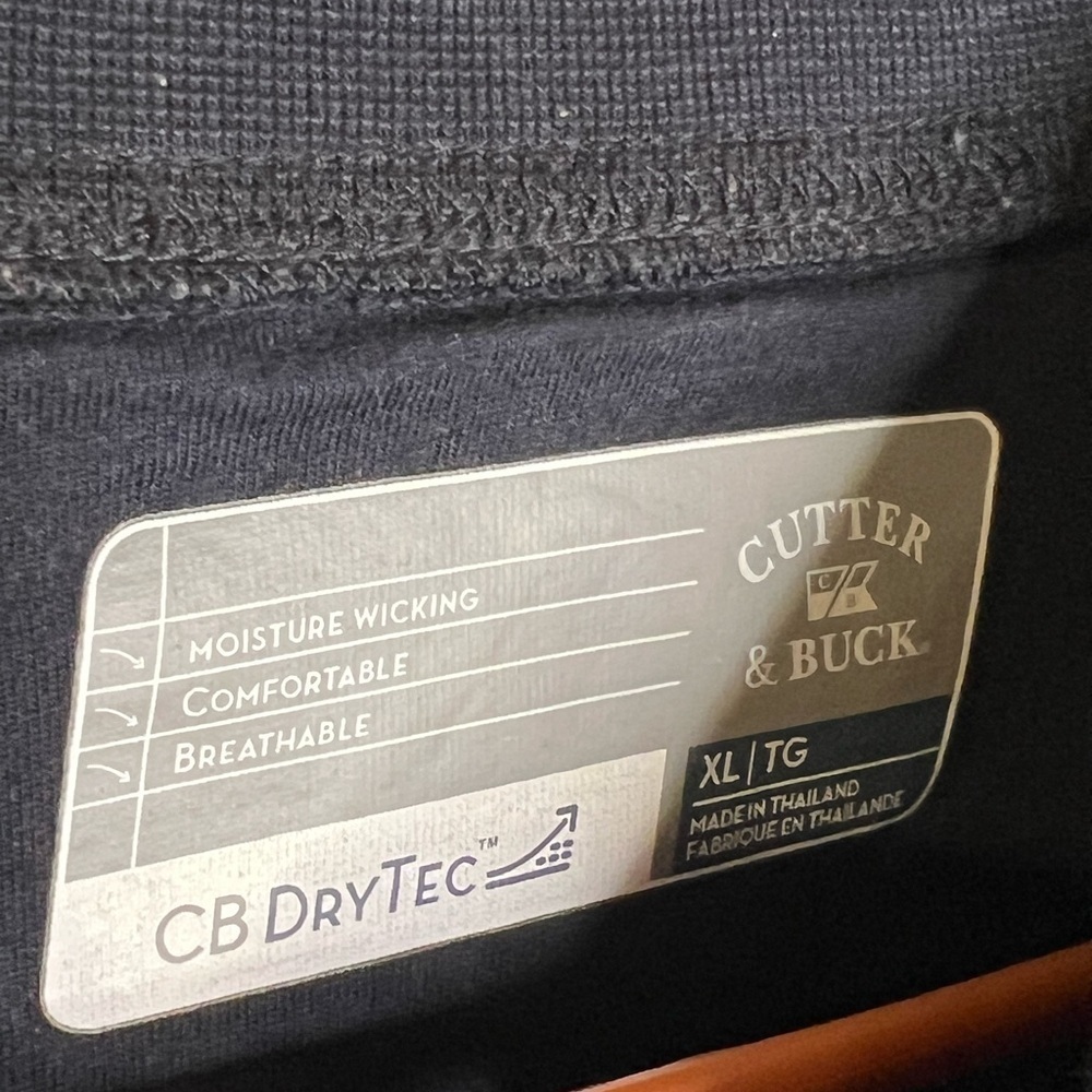 246. Audi Cutter & Buck Mens Ribbed Short Sleeve Shirt Embroidered XL - Picture 5 of 7